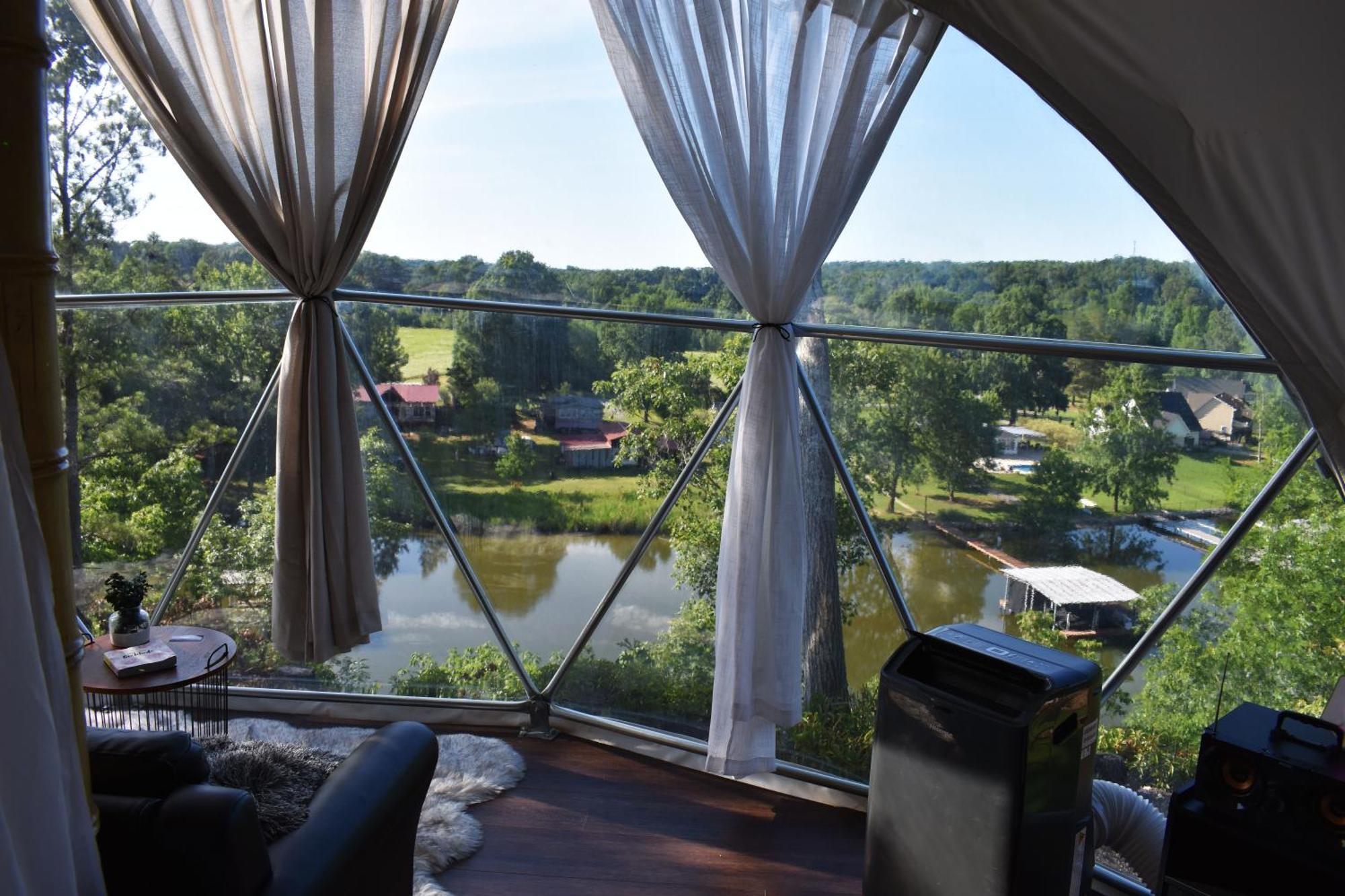 Hotel Waterfront Luxury Glamping Dome à Rogersville Extérieur photo